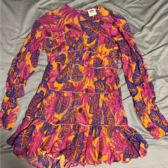 FARM Rio Dresses & Skirts - Farm Rio NWT Ruffled Corseted mini Dress 😍